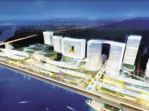 滨海城市综合体建设有序推进:厦海上世界主体建筑封顶